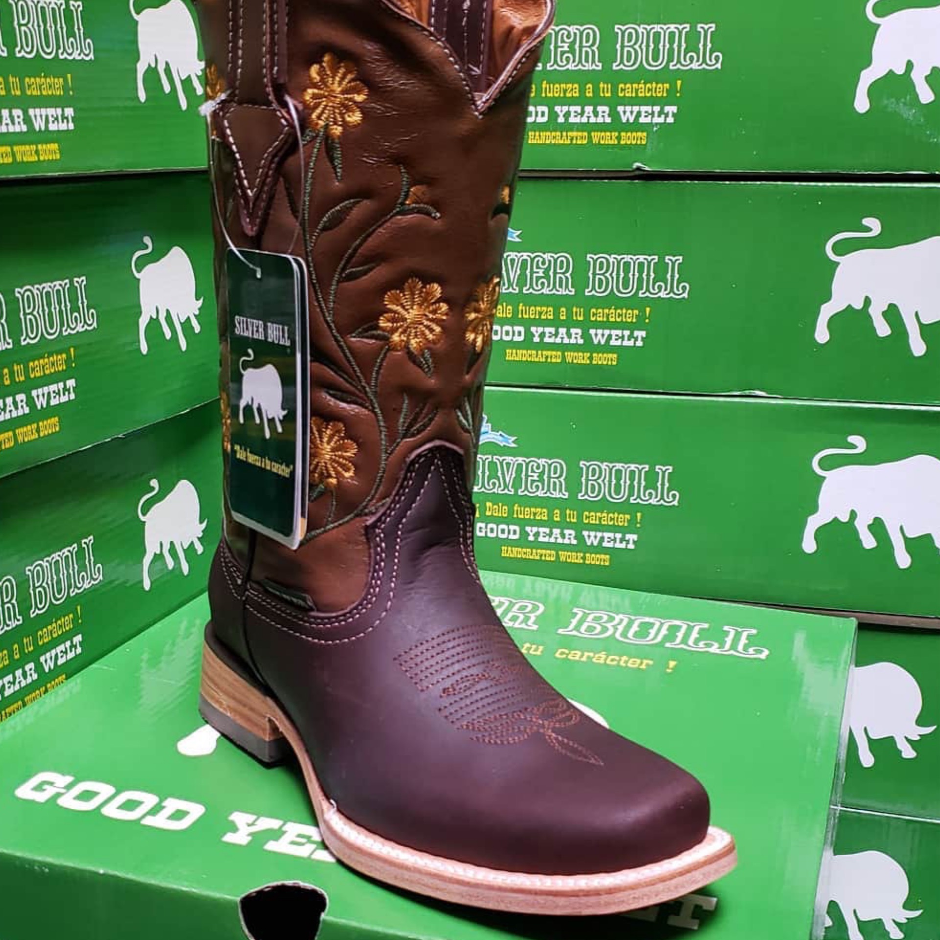 silver bull work boots